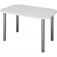 Обеденный стол «Senira» Р-001, белый глянец/хром