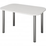 Обеденный стол «Senira» Р-001-02, белый глянец/хром
