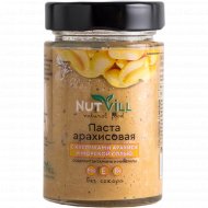 Арахисовая паста «NutVill» с кусочками арахиса и морской соли, 180 г