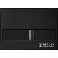 Кнопка для инсталляции «Berges» Novum L6, 40016, черный глянец