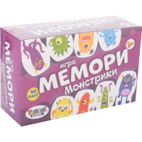 

Игра "МЕМОРИ: МОНСТРИКИ" (40 карточек)