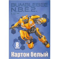 

Картон белый"TRANSFORMERS"(А4,8лист)син.