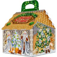 Новогодний подарок Ивкон-Презент домик малый, новогодний шарм, 400 г