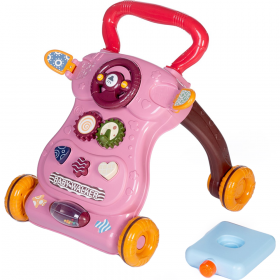 Раз­ви­ва­ю­щая иг­руш­ка-ка­тал­ка «Babyhit» Jolly Steps, WT100, pink