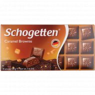 Шоколад «Schogetten» молочный, брауни, 100 г