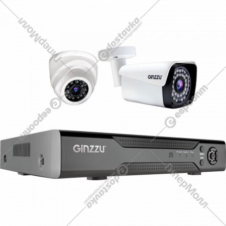 Комплект видеонаблюдения «Ginzzu» HK-420N