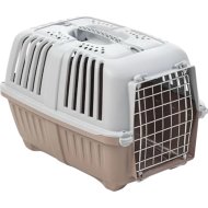 Переноска для животных «MPS» Pratiko 2 Metal, пудровый, 55x36x36 см