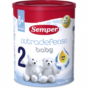 Смесь молочная сухая «Semper» Nutradefense 2 Baby, с 6 месяцев, 400 г