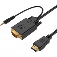 Кабель-адаптер «Gembird» HDMI-VGA A-HDMI-VGA-03-10, 3 м