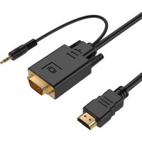 

Кабель "GEMBIRD" (A-HDMI-VGA-03-10) 3 м