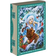 Новогодний подарок Ивкон-Презент книга малая, зимняя сказка, 900 г