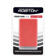 Портативное зарядное устройство «Robiton» Li7.8-R, БЛ15311, красный