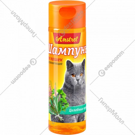 Шампунь для кошек «Amstrel» кондиционирующий с целебными травами, 120 мл