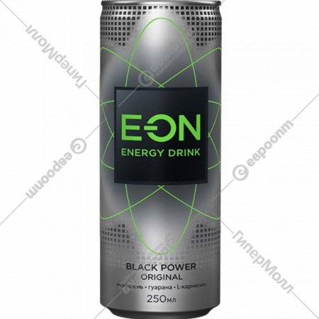 Напиток энергетический «Black Power» E-on, 250 мл