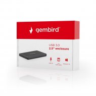 Бокс для жесткого диска EE2-U3S-3 «Gembird» USB3.0, Win10, 7-9.5 mm.