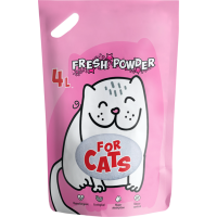 

Наполнитель сил"FOR CATS"Fresh Powder 4л