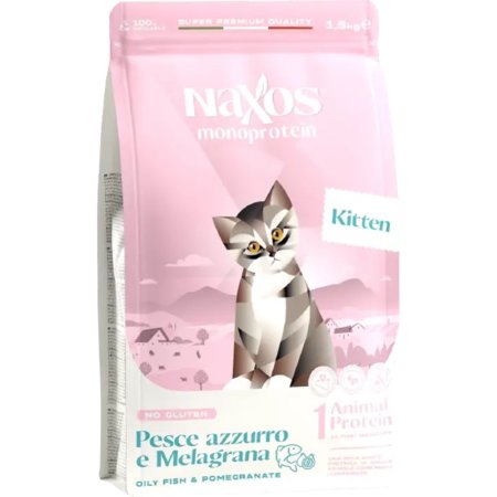Корм для котят Adragna Naxos, Киттен, 8104/15, рыба с гранатом, 1.5 кг