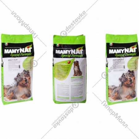 Корм для собак «MamyNat» Dog Sensitive Lamb & Rice, 20 кг
