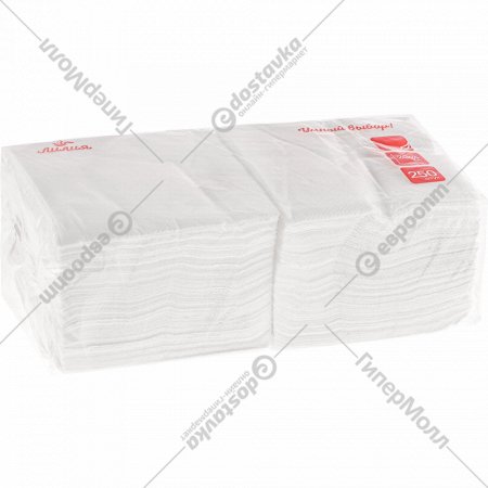 Салфетки бумажные «Лилия» белые, 250 шт
