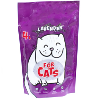

Наполнитель сил"FOR CATS"аром лаванд 4 л