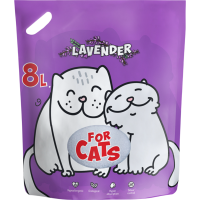 

Наполнитель сил"FOR CATS"аром лаванд 8 л