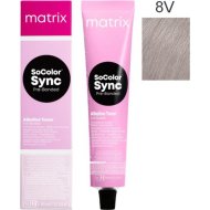 Крем-краска для волос «L'Oreal» Matrix SoColor Sync Pre-Bonded, 8V, E3574900, 90 мл