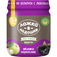 

Пюре "ЛОЖКА В ЛАДОШКЕ"(ябл/черносл)100г