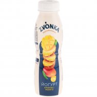 Йогурт «Бабушкина крынка» Zvonka, ананас-манго, 2%, 300 г