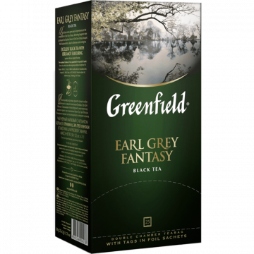 Чай черный «Greenfield» Earl Grey Fantasy, 25х2 г