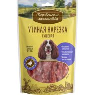 Лакомство для собак «Деревенские лакомства» Утиная нарезка сушеная, 2х90 г