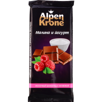 

Шоколад мол."ALPEN KRONE"(мал/йогурт)90г