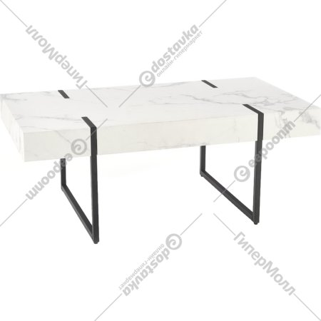 Журнальный столик «Halmar» Blanca белый мрамор/черный, 110/60/43, V-CH-BLANCA-LAW