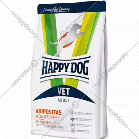 Корм для собак «Happy Dog» VET Adipositas Adul, птица/кукуруза, 61029, 4 кг