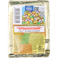 

Сырок плавл. "ОРШАНСКИЙ" (брик) 30% 80г