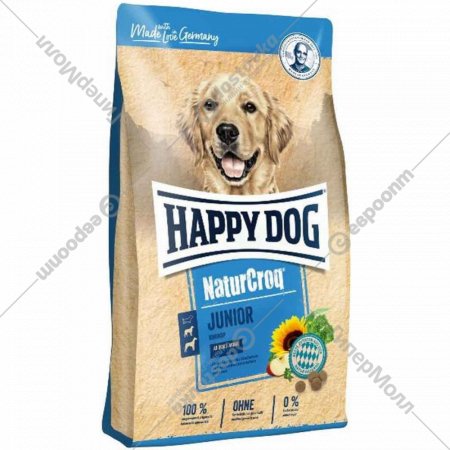 Корм для собак «Happy Dog» NaturCroq Junior 26/13, домашняя птица, 60694, 1 кг