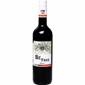 Вино безалкогольное «Be free» Merlot, ароматизированное, красное, 0.75 л