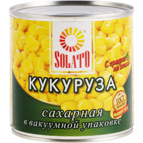 Ку­ку­ру­за са­хар­ная «Solato» 340 г