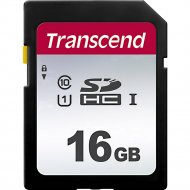 Карта памяти «Transcend» SDHC, 16GB, TS16GSDC300S