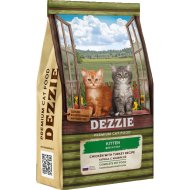 Корм для котят «Dezzie» Kitten, курица/индейка, 10 кг