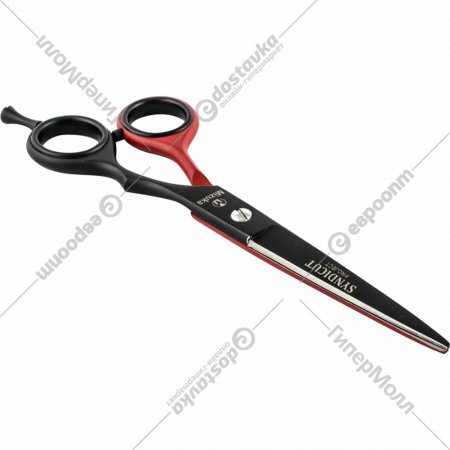 Ножницы парикмахерские «Metzger» PBS-EP-32162, black/red, 6.0