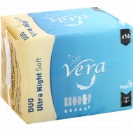 Гигиенические прокладки «Vera» Duo Ultra Night Soft, 16 шт.