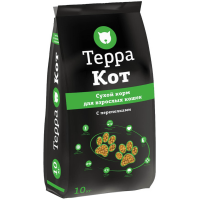

Сухой корм"ТЕРРА КОТ"(д/кош,перепел)10кг