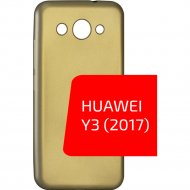 Чехол для телефона «Volare Rosso» Soft-touch, для Huawei Y3 2017, золотой, силикон