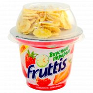 Йогуртный продукт «Fruttis» клубника-земляника, 2.5%, 165+15 г