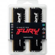 Оперативная память «Kingston» FURY Beast RGB 2x8GB DDR4 PC4-25600 KF432C16BBAK2/16
