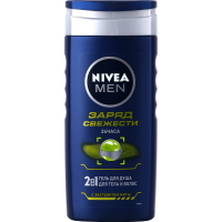 

Гель д/душа"NIVEA"(Заряд свежести),250мл