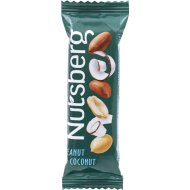 Батончик арахисовый «Nutsberg» с кокосом, 40 г