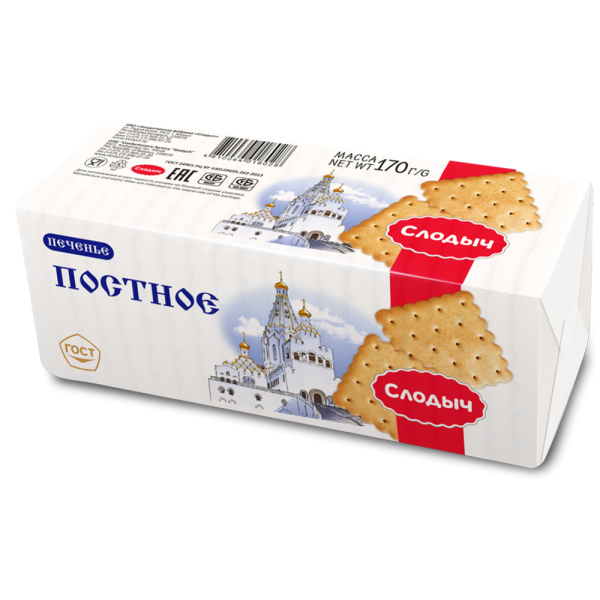 Печенье «Слодыч» Постное, затяжное, 170 г купить в Минске: недорого, в ...