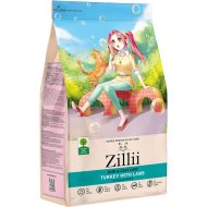 Корм для кошек «Zillii» Skin & Coat Care, индейка/ягненок, 10 кг