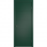 Дверь «Colorit» К4 ДГ Зеленая эмаль, 200х80 см